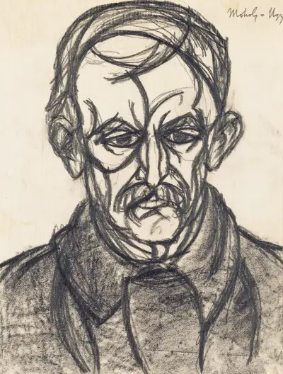 Portrét muže, László Moholy-Nagy
