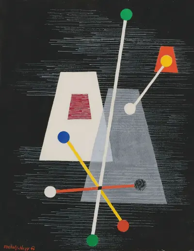 Truncated Pyramids, László Moholy-Nagy