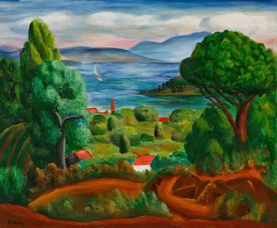 Baie de Saint-Tropez, 1917, Moïse Kisling