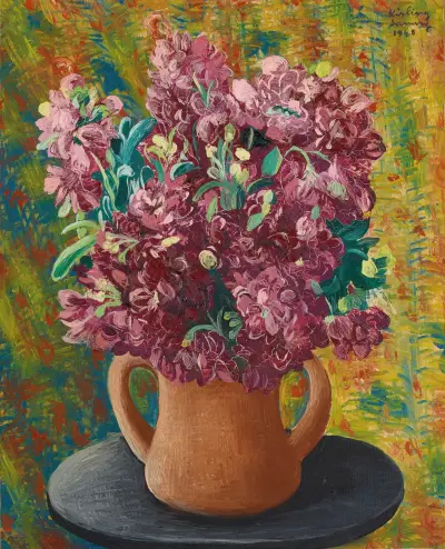 Bouquet de giroflées, Moïse Kisling