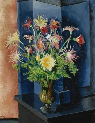Fougères et Gerberas, Moïse Kisling