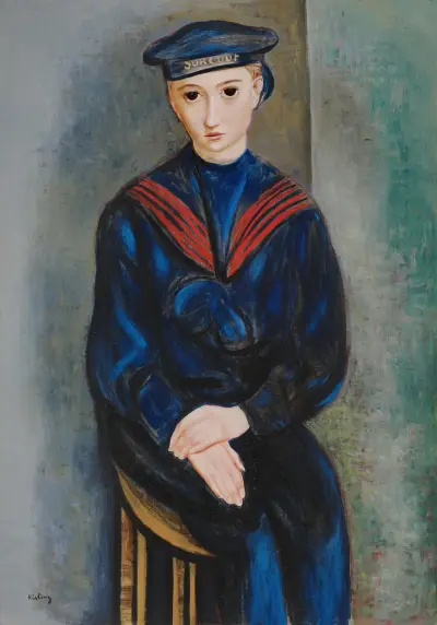 Jeune marin, Raoul Michaux, Moïse Kisling