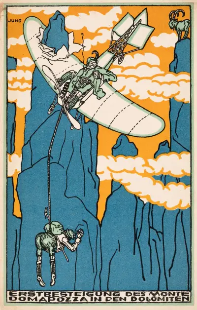 Nr. 343: Erstbesteigung des Monte Domapozza in den Dolomiten (First Ascent of Monte Domapozza in the Dolomites) av Moriz Jung