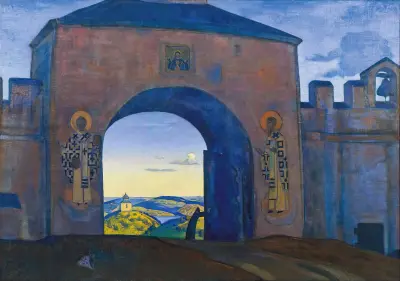 And We are Opening the Gates von Nicholas Roerich