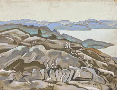 Rocks and Cliffs von Nicholas Roerich