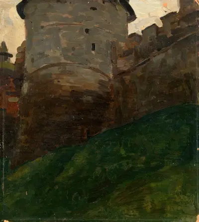 The Kremlin Tower of Nizhny Novgorod von Nicholas Roerich
