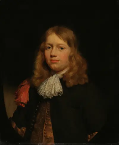 Portrait of a young Man av Nicolaes Maes