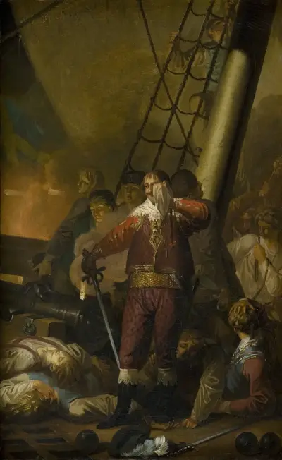 Christian IV Aboard His Flagship ‘the Trinity’, Nicolai Abildgaard