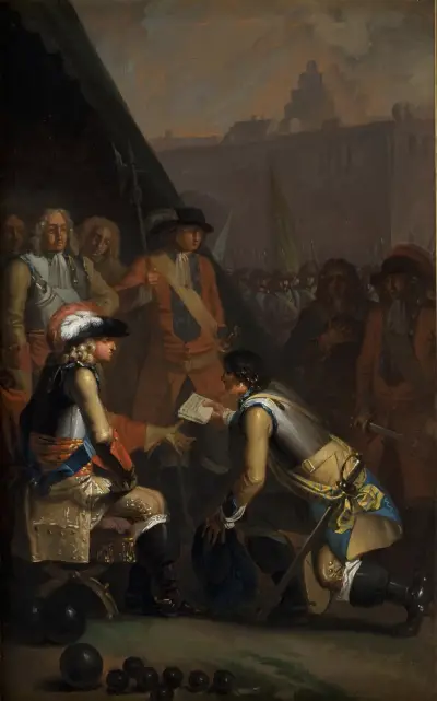 Magnus Stenbock Surrenders The Fortress Of Tønningen To Frederik IV In 1714, Nicolai Abildgaard