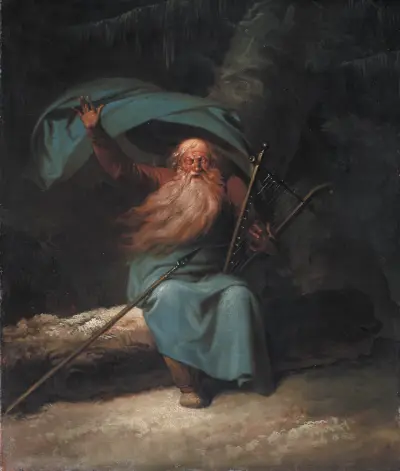 Ossian Singing His Swan Song, Nicolai Abildgaard