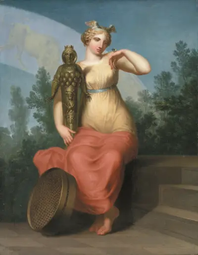 Philosophy. Allegorical figure., Nicolai Abildgaard