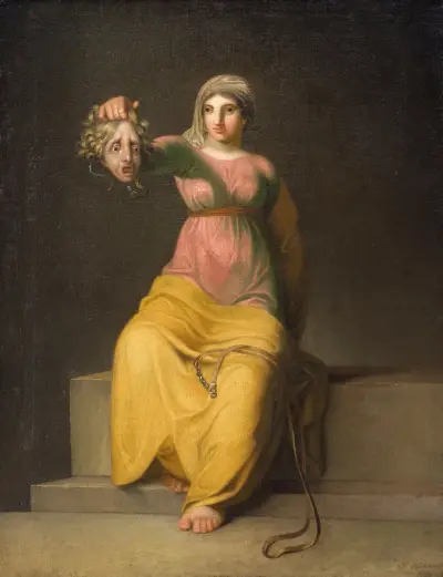 Theology. Allegorical figure, Nicolai Abildgaard