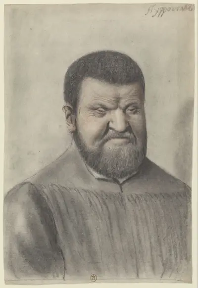 Hippokrates, von vorn von Nicolas Lagneau