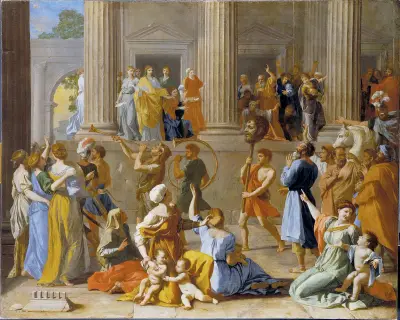 The Triumph Of David av Nicolas Poussin