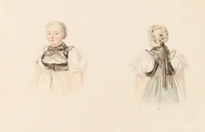 Costume du Canton d’Argovie av Franz Niklaus König
