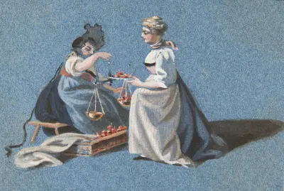 Die Kirschenverkäuferin zu Bern av Franz Niklaus König