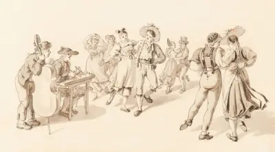 Fête Villageoise av Franz Niklaus König
