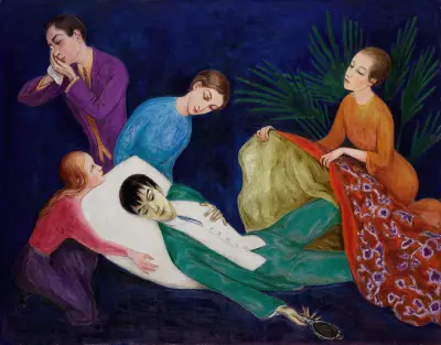 Den döende dandyn av Nils Dardel