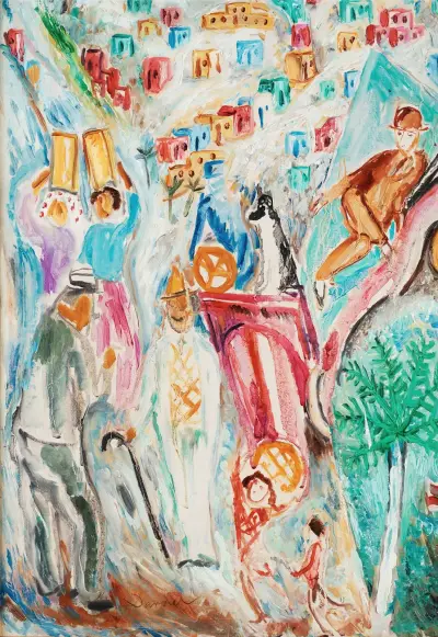 Turisten på Teneriffa av Nils Dardel