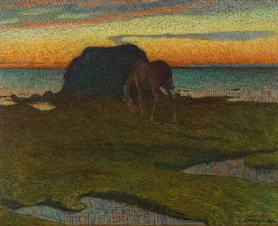 Przy stosie wodorostów, Nils Kreuger