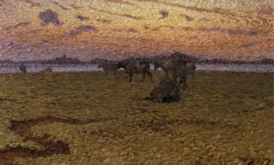 Cows on the Beach, Nils Kreuger