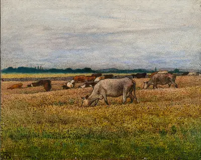 Krajina s kravami, Nils Kreuger