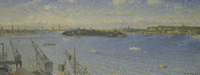 Stockholm Ström from Fjällgatan, Nils Kreuger