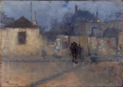 Gata i Montparnasse, Paris av Nils Kreuger