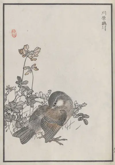 Bairei hyakuchō gafu. Zehn Tafeln 05 von Kōno Bairei
