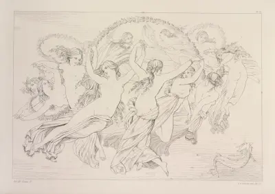 Compositions from Shelley’s Prometheus unbound Pl.11 av Sir Joseph Noel Paton