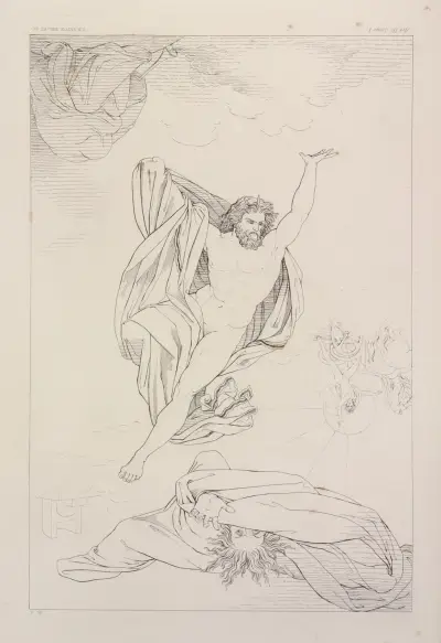 Compositions from Shelley’s Prometheus unbound Pl.9 av Sir Joseph Noel Paton