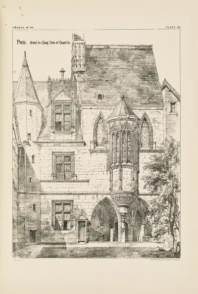 Paris. Hotel de Cluny. View of Chapel av Richard Norman Shaw
