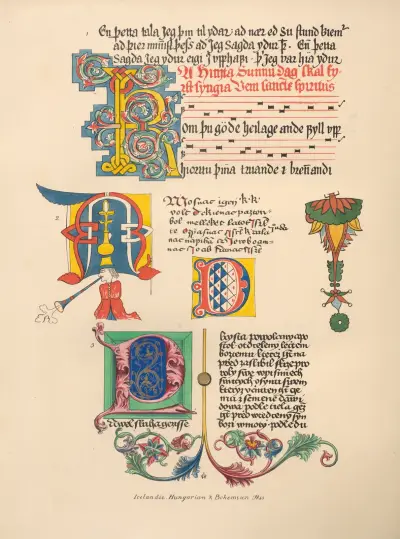 Icelandic, Bohemian, ahd Hungarian MSS, John Obadiah Westwood