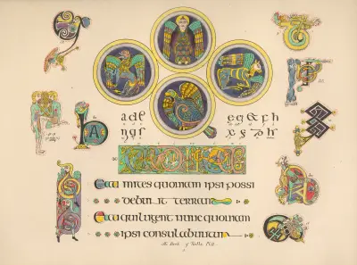 The Book of Kells. Plate II, John Obadiah Westwood