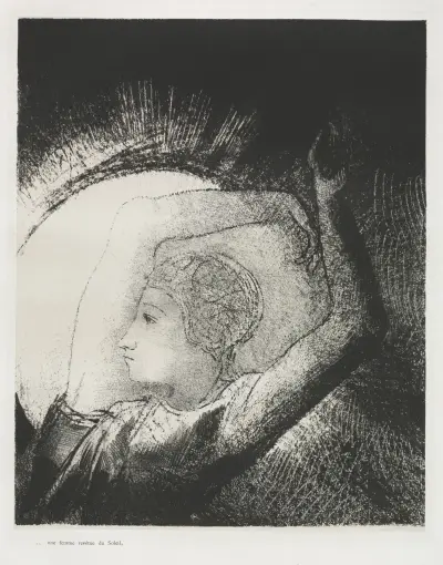 A Woman Clothed with the Sun av Odilon Redon
