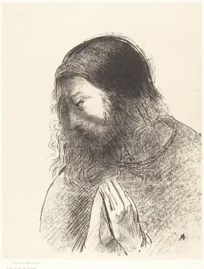 C’est moi, Jean, qui ai vu et qui ai oie ces choses (And I John saw these things and heard them av Odilon Redon
