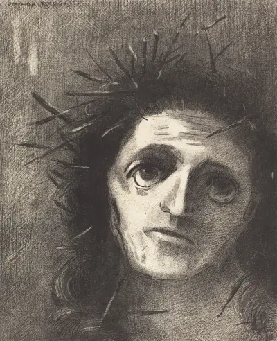 Chrystus, 1887 – nr 2, Odilon Redon