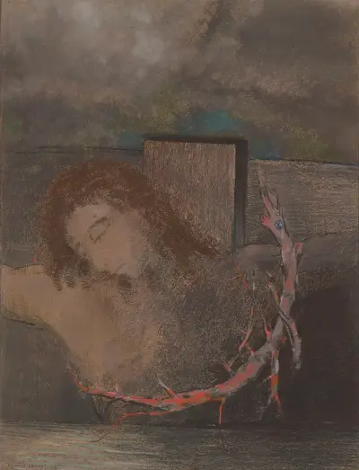 Christ Crucified av Odilon Redon