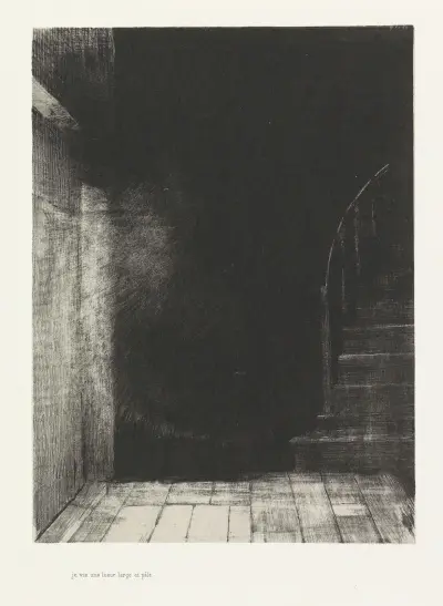 I Saw a Flash of Light, Large and Pale av Odilon Redon