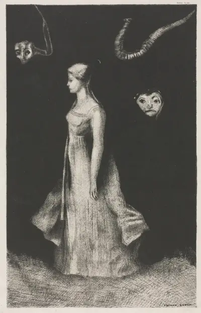 Obsession av Odilon Redon