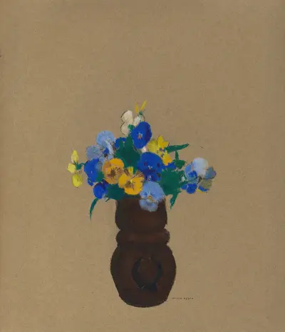 Pansies av Odilon Redon