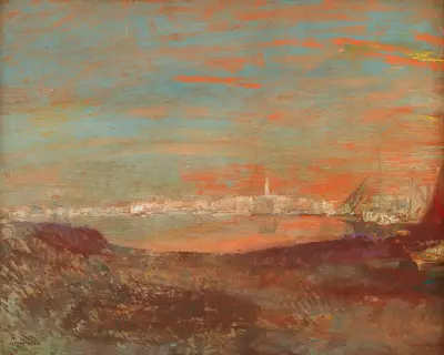 Paysage Italien av Odilon Redon