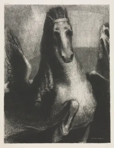 The Wing av Odilon Redon