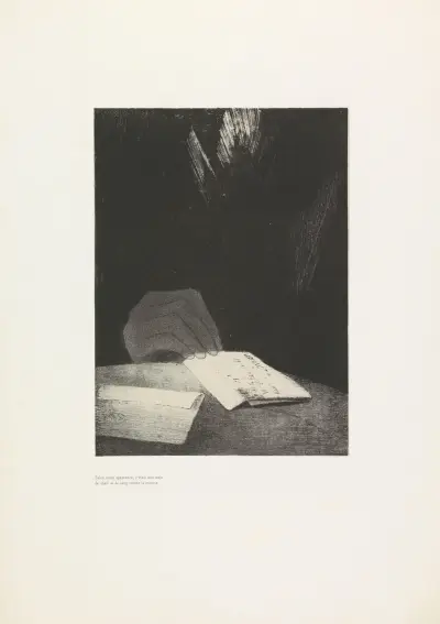 To All Appearances, It Was a Hand of Flesh and Blood Just Like My Own av Odilon Redon