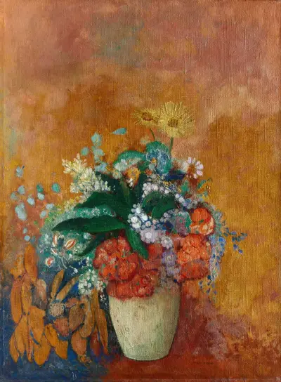Vase of Flowers, 1905 av Odilon Redon