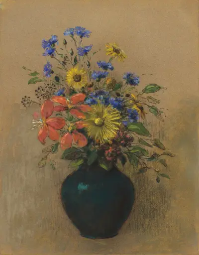 Wildflowers av Odilon Redon