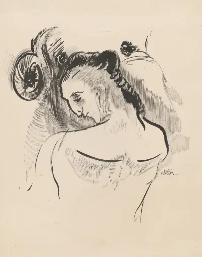 Young Man (Jeune Homme) av Odilon Redon