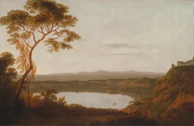 Der Albaner See von Joseph Wright of Derby