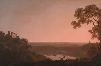 Der Nemisee von Joseph Wright of Derby