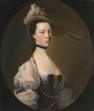 Bildnis einer Dame von Joseph Wright of Derby
